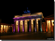 Brandenburger Tor bei Nacht